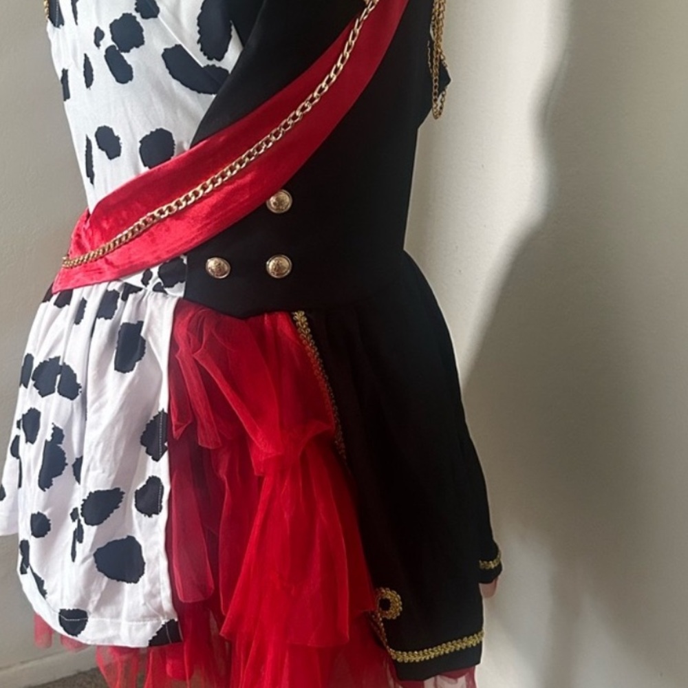 Dolls Kill tricks n treats CALL ME CRUEL Cruella DeVille Costume small - Picture 12 of 12